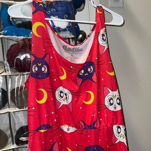 Sailor moon Luna and Artemis dress size XL